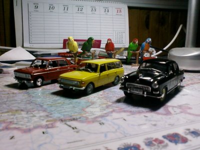 Lada, Wartburg, Volga