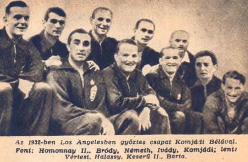 vizilabda olimpiai bajnokaink 1932-ben vizilabda olimpiai bajnokaink 1932-ben