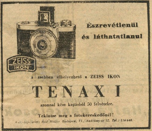 Zeiss fényképezőgép Zeiss fényképezőgép