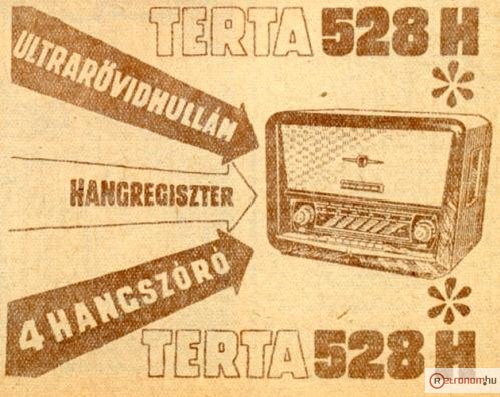 Terta rádió 528H 