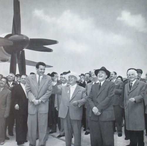Kádár János - Hruscsov Tu-114