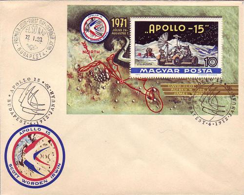 Apollo-15 boriték blokk