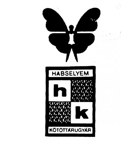 Habselyem Kötöttárugyár embléma Habselyem Kötöttárugyár embléma