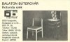 Balaton Bútorgyár - Rotunda szék