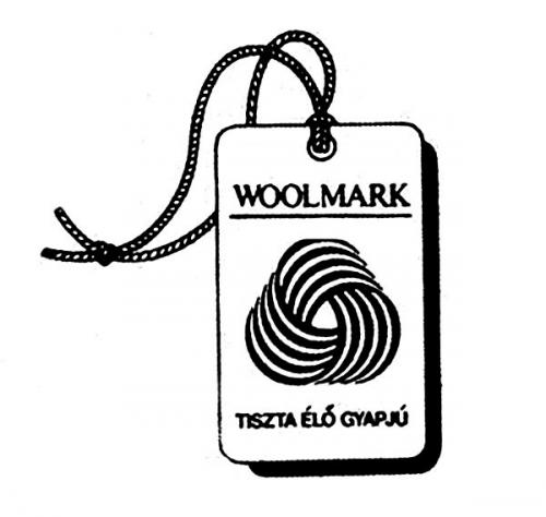 Woolmark embléma Woolmark embléma