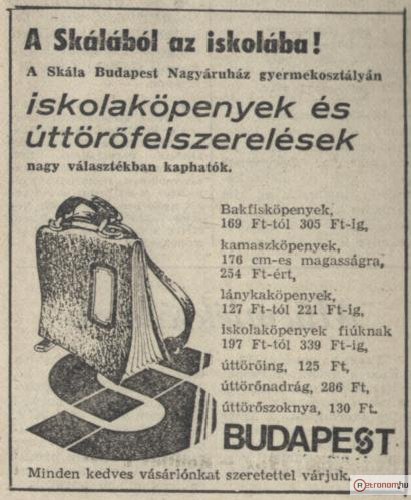 Skála Budapest hirdetés Skála Budapest hirdetés