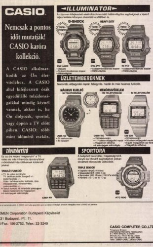 Casio G-Shock reklám.