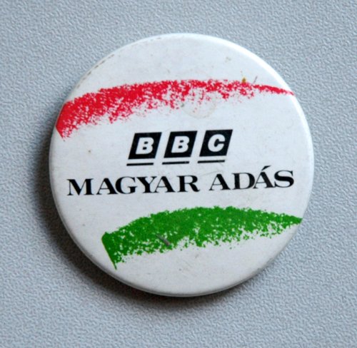 BBC Magyar Adás kitűző