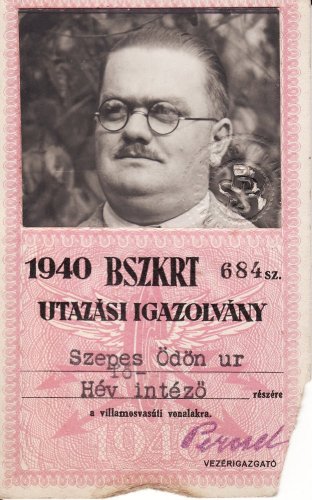 BSZKRT utazási igazolvány BSZKRT utazási igazolvány