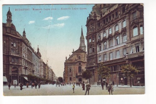 Kossuth Lajos utca képeslap Kossuth Lajos utca képeslap