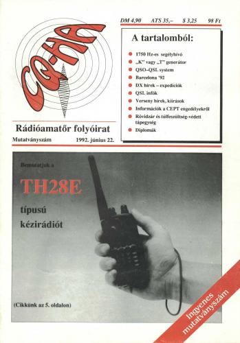 CQ-HA rádióamatőr folyóirat CQ-HA rádióamatőr folyóirat
