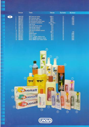 Camea, Ped, Wu2, Ovenall család, Kéz balzsam, Körömlakklemosó Camea, Ped, Wu2, Ovenall család, Kéz balzsam, Körömlakklemosó