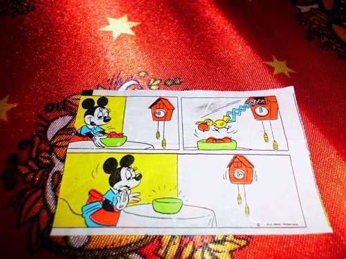 Donald rágógumi papír