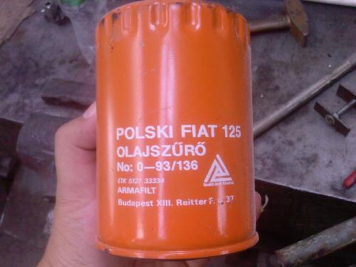Polski Fiat 125 olajszűrő