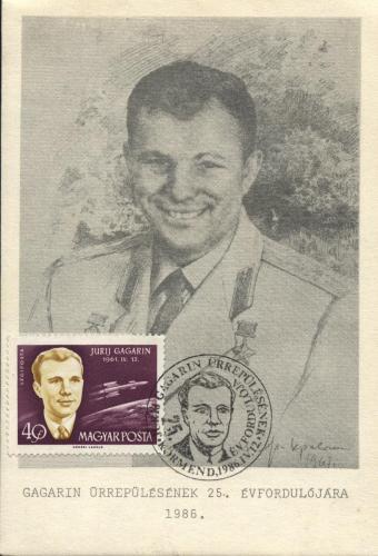 Gagarin emléklap Gagarin emléklap