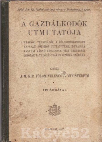 Gazdálkodók útmutatója Gazdálkodók útmutatója