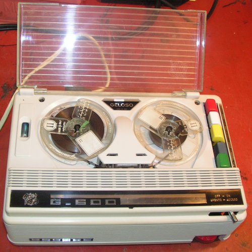 Geloso G-600 olasz mini csöves magnó