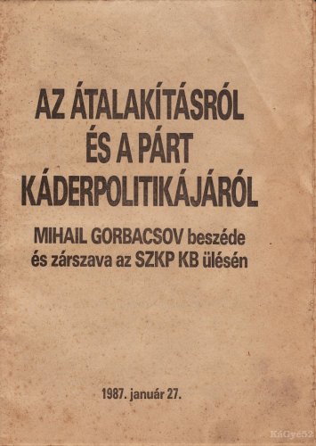 Gorbacsov beszéde