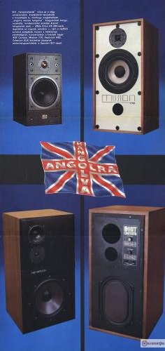 1984/1-es Hifi Magazin Poszter (KEF Cantata,Mission 770, Heybrook HB3, Celestion SL6)