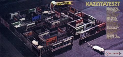 1984/2-es Hifi Magazin Poszter (Kazetta teszt)