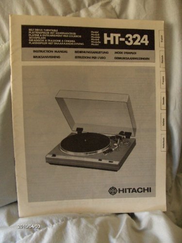 Hitachi lemezjátszó használati útmutató