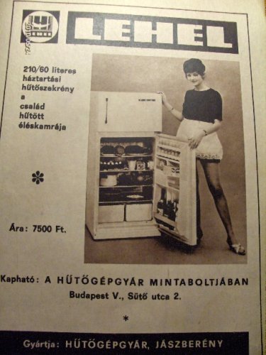 Lehel hűtőszekrény reklám