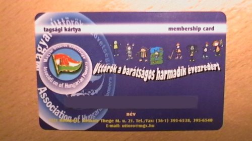 Úttörő tagsági kártya Úttörő tagsági kártya