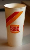 Burger King pohár