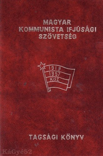 KISZ tagsági könyv