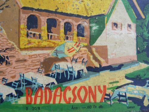 Badacsony bőröndcímke Badacsony bőröndcímke