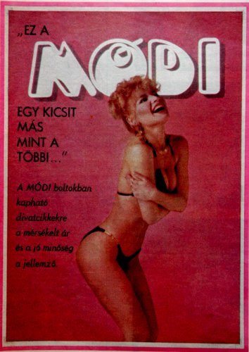 Módi reklám Módi reklám