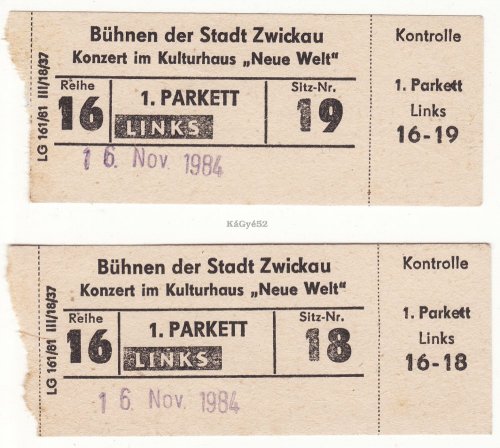 NDK koncertbelépők