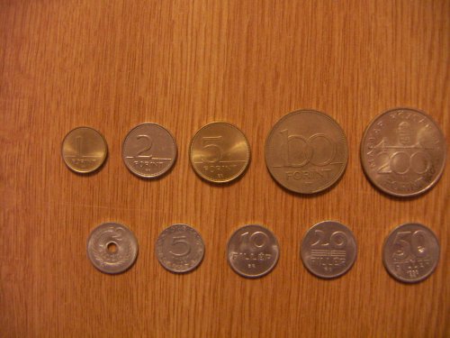 Forint fillér érmék