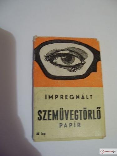 Szemüvegtörlő papír