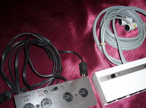 Sennheiser fejhallgató megosztó,és Quelle Quadro átalakító.