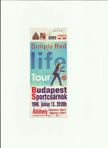 Simply Red koncertjegy Simply Red koncertjegy