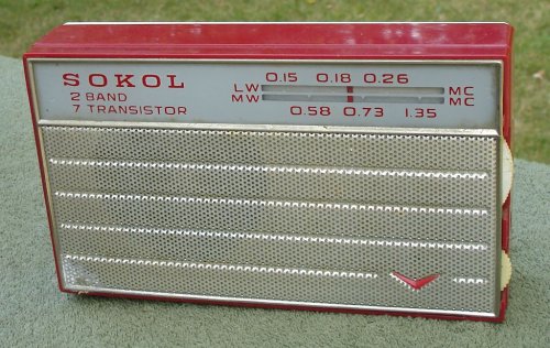 Sokol rádió (piros)