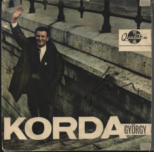 Korda kislemez (dedikált) Korda kislemez (dedikált)