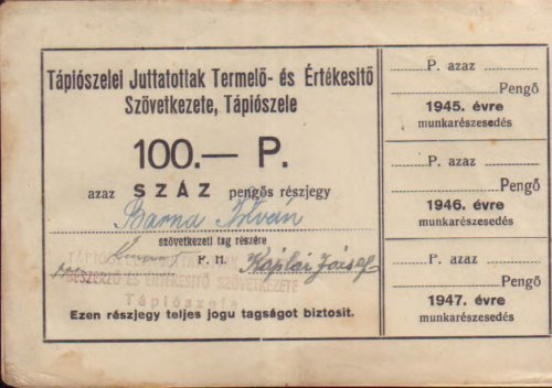 Részjegy Részjegy