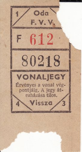 Villamos vonaljegy Villamos vonaljegy