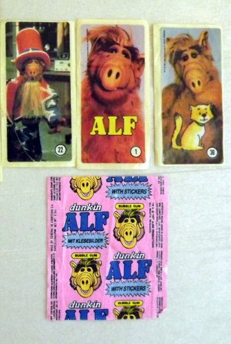 Alf rágópapír és matrica