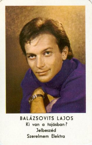 Balázsovits Lajos kártyanaptár