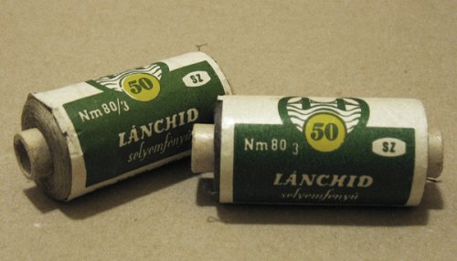 "Lánchíd" selyemfényű mercerezett varrócérna "Lánchíd" selyemfényű mercerezett varrócérna