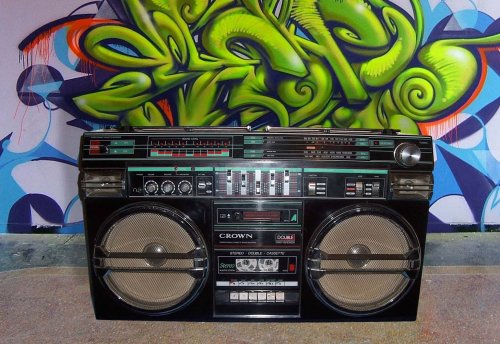 Crown SZ5100 gettoblaster boombox rádiómagnó