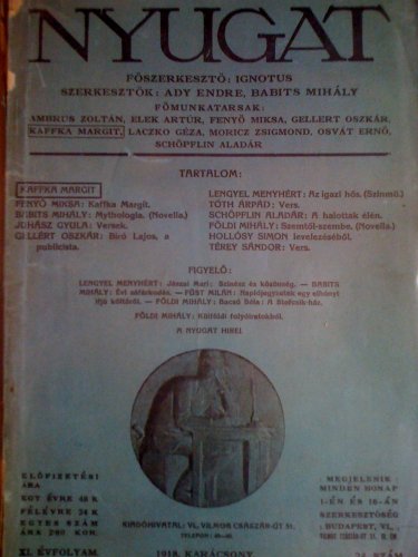 Nyugat folyóirat 