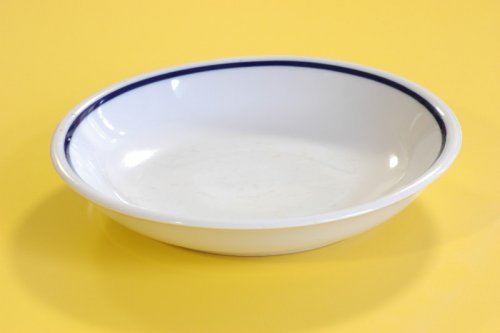 Kékcsíkos lapostányér (üzemi étkezdék)