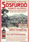 Erzsébet Királyné Sósfürdõ plakátja képeslap