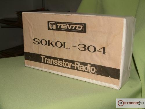 Sokol rádió 304 doboz