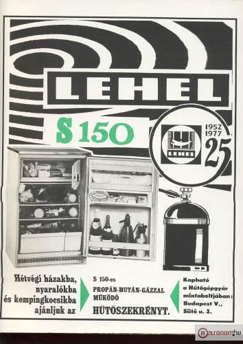 Lehel hűtőszekrény S150 Lehel hűtőszekrény S150