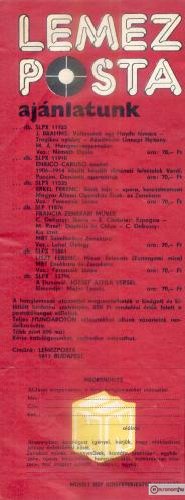 Lemezposta aktuális ajánlata